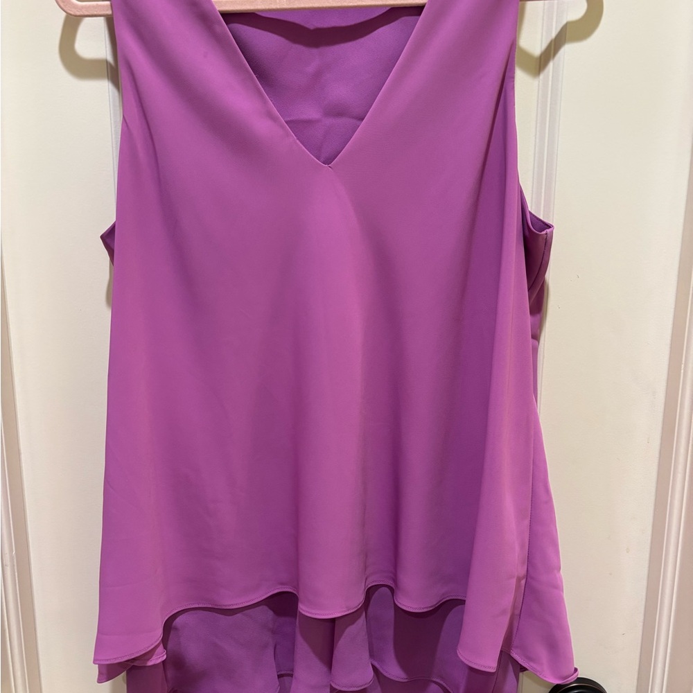 Ralph Lauren Purple Layered Blouse
